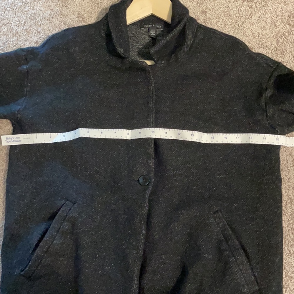 Eileen Fisher Timeless Wool Medium Coat - Picture 5 of 6